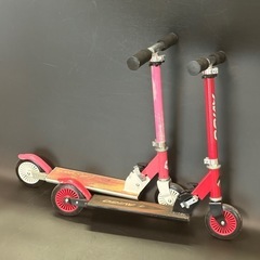 キックスクーター 2台セット トイザらス 折りたたみ式 中古品（バラ売り可）の画像