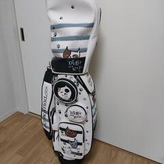【新品】ダリーナキャット　ゴルフバッグ　キャディバッグ　ヘッドカバー　アイアンカバー　DULLY NA CAT の画像