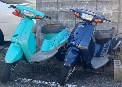 ヤマハ ミント 1YU レストアベース・部品取り 2台セット