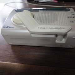 ラジオ、ソニー、ＩＣＦ－Ｂ０１，災害予防、乾電池、手回し充電の画像