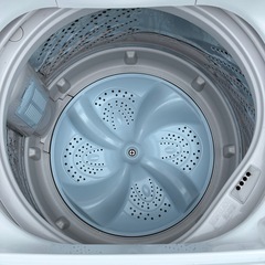 【引き取り先決定】5.5kg 全自動電気洗濯機 Hisense 2019年 HW-T55C ハイセンス 家電 一人暮らし 動作品の画像