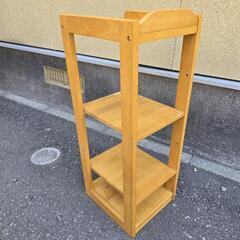 木製4段ラックの画像