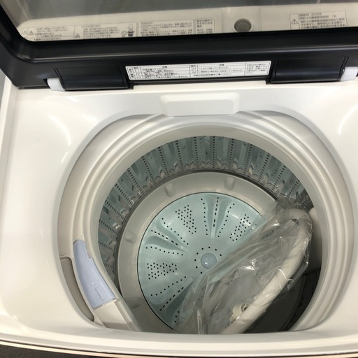 安心の6ヶ月保証付　AQUA 全自動洗濯機　5.0kg 2019年製　取りに来れる方限定