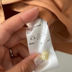 一度着用綿ワンピースの画像