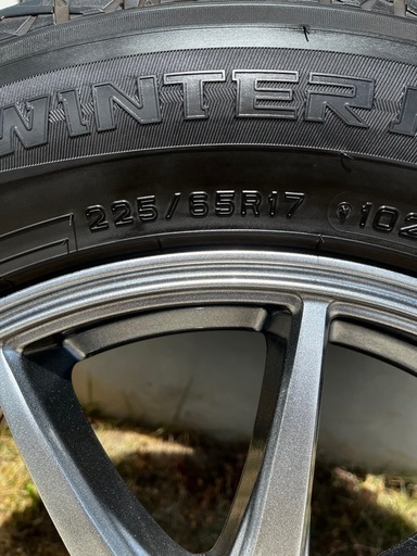 取引中美品　スタッドレス　225/65R 17　ダンロップ　ウィンターマックス