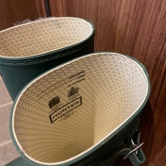 レインブーツ　ハンター　ロング　グリーン　の画像