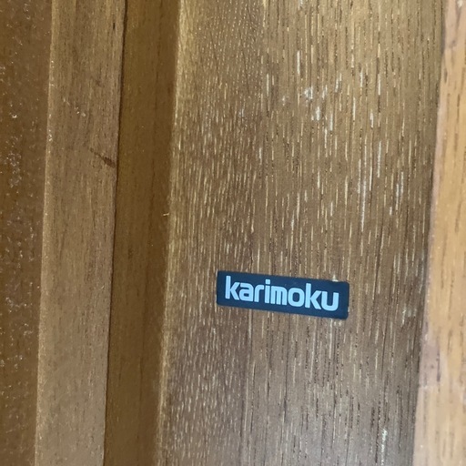 T2507-127 karimoku オールド レトロ ダイニングテーブル バタフライテーブル キズ汚れ有り