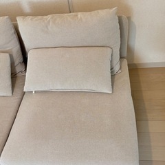 再掲】IKEAソーデルハムン 3人がけコンパクトソファ(クリーニング済)