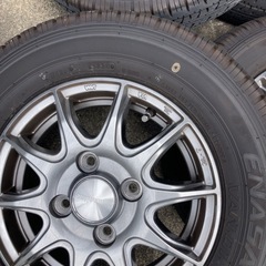 軽貨物　ホイール　タイヤ　セット　2024年製造　走行1000km エブリィ　NV100 クリッパー　軽バン　軽トラ等にの画像
