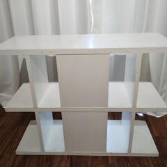 ★差し上げます★Ｈ61xW79.5xD29 ブックシェルフ/テレビボード/玄関収納など用途多彩の画像