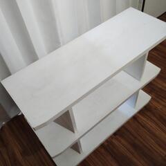 ★差し上げます★Ｈ61xW79.5xD29 ブックシェルフ/テレビボード/玄関収納など用途多彩の画像