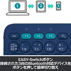 Logicool K380BLキーボードの画像