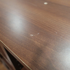 家具 スライド式本棚　赤茶 【コンプオフ金沢野々市店】の画像