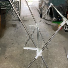 室内用物干しスタンド　折りたたみ可能　ステンレス