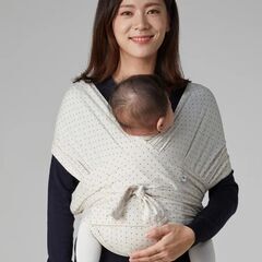 コニー抱っこ紐 Konny 新生児~20kg 赤ちゃん Lサイズ　Wine Dot柄の画像