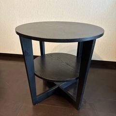 お値下げしました！5/9までの販売‼︎ IKEA ローテーブル　黒　【中古品】 IKEA ガラステーブルの中古が安い！激安で譲ります・無料で