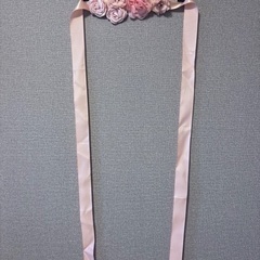 ウェディングドレス　ベルトの画像