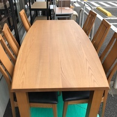 ６人掛けダイニングテーブル 園田産業の画像