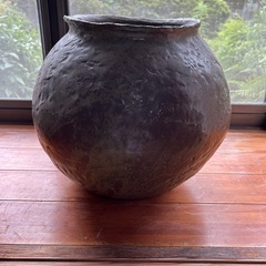 薩摩焼　大きなつぼの画像