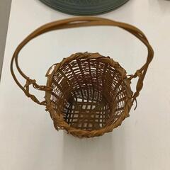 0712-063 竹細工　花籠の画像