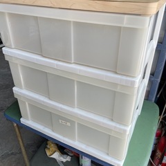 ★ 家具 衣装 ケース 3段 高さ60x幅56x奥行40cm 衣...