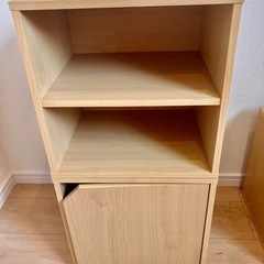 収納ラック(木製)の画像