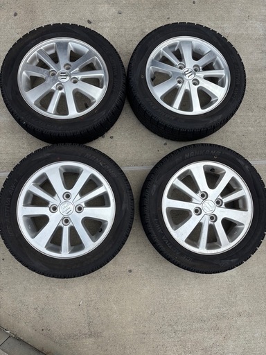 スタッドレスタイヤ165/60R14エブリイワゴン