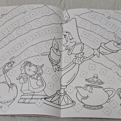 美女と野獣 シール絵本 ディズニー Ladybird ヴィンテージ プリンセスの画像