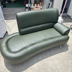 2人掛けソファ　モスグリーン　緑　オシャレ　おしゃれ　お洒落　家...