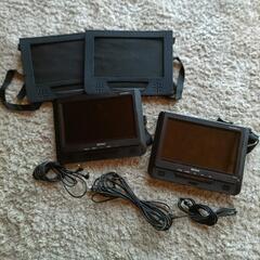 DVDツインモニター　車　キャンプの画像