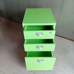 オフィスワゴン キャスター付き オフィスデスクサイドワゴン 3段書類キャビネット インキャビネット デスクサイド収納 デスク下収納 机下ワゴン 39.5×48.5×63 ホームワーク キレイの画像