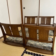 カリモク座椅子の画像