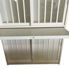 【未使用品】食器棚　大川家具の画像