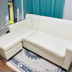 【引き取り限定】ニトリ　ポケットコイルカウチソファ