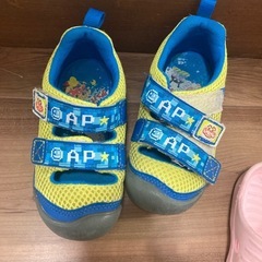 15cm 子供靴 アンパンマンサンダル 長靴 まとめ売りの画像