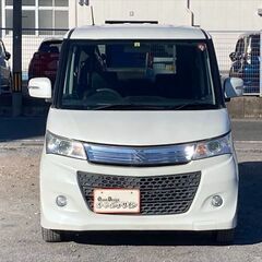 【中古軽自動車】スズキ パレットSW｜ナビ・バックカメラ・ETC付き｜人気のパールホワイト｜車検2年付きの画像