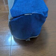 ※ジャンク品※ハイバックチェア　青と灰色の画像