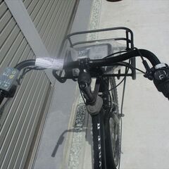 E363　★整備済み　中古電動自転車★ブリヂストン　HYDEE2【26インチ　黒　12.3Ah】の画像