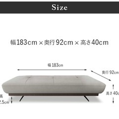 【使用期間4ヶ月】アルフレード ソファ グレージュ×グレーの画像