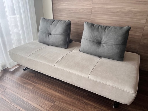 【使用期間4ヶ月】アルフレード ソファ グレージュ×グレー