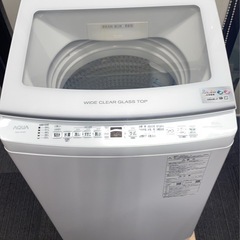 ★中古美品！アクア■AQUA■電気自動洗濯機■8ｋｇ■AQW-V8N（W）■2022年製■春日井市の画像