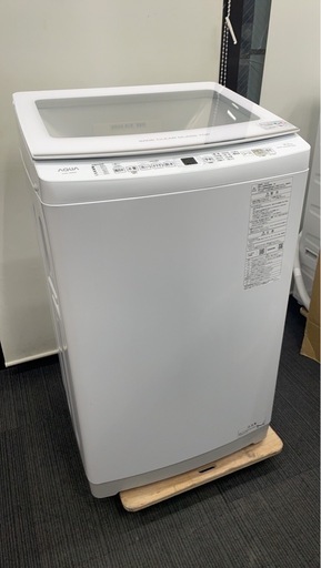 ★中古美品！アクア■AQUA■電気自動洗濯機■8ｋｇ■AQW-V8N（W）■2022年製■春日井市