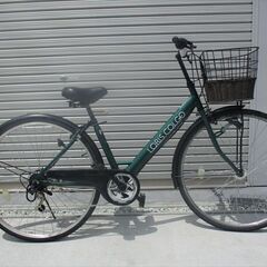 E366　★限定特価★ 中古自転車 【　27インチ　軽快車　グリ...