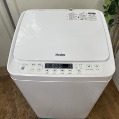R452 ☀️ 2024年製の美品♪ Haier 洗濯機（洗濯3.3㎏) JW-C33B ⭐ 動作確認済 ⭐ クリーニング済の画像