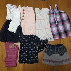 110サイズ女の子 子ども服セットの画像
