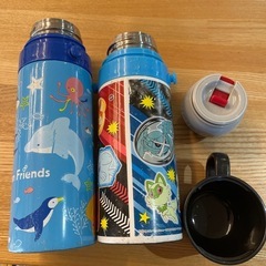 ステンレス水筒　ポケモン　コップつきの画像