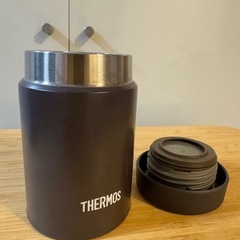 サーモス　200ml ダークブラウン　保温ランチジャーの画像