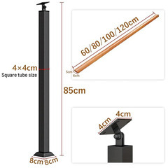 屋外ステップ新品 高さ80㎝　手すり60cm 　新品未開封の画像