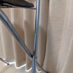 IKEA　椅子　黒木目調の画像