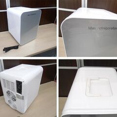 車載用 保冷温庫 10L Mini refrigerator 1台2役 2024年製 KB-10L ホワイト×シルバー 苫小牧西店の画像